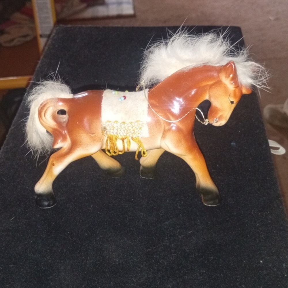 Vintage Ceramic Horse Figurine